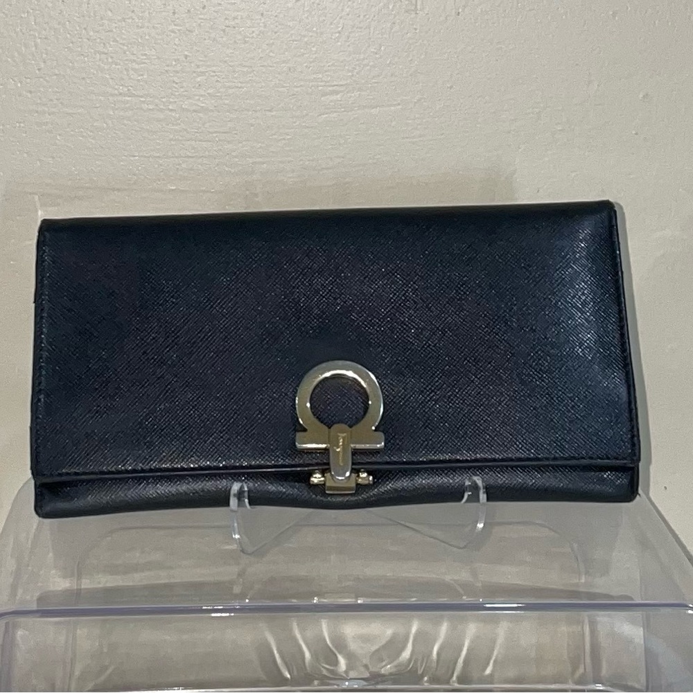 Authentic Salvatore Ferragamo leather wallet